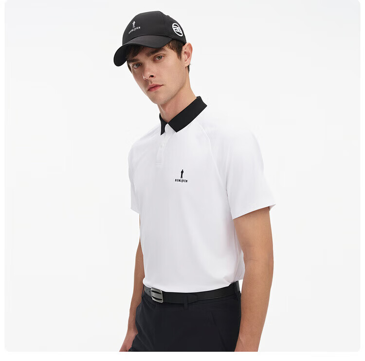Biyinlefen Golf [Korean Imported Fabric] Spring Summer Men's Casual Sports Stretch Comfortable Soft Skin-friendly Short Sleeve Polo Shirt 14